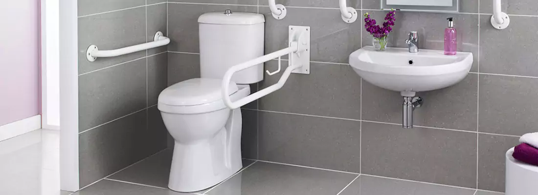 Modern Handicap Bathroom Solutions with Safety Features in Kissimmee, FL